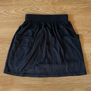 American Apparel Skirt with Pockets - Black